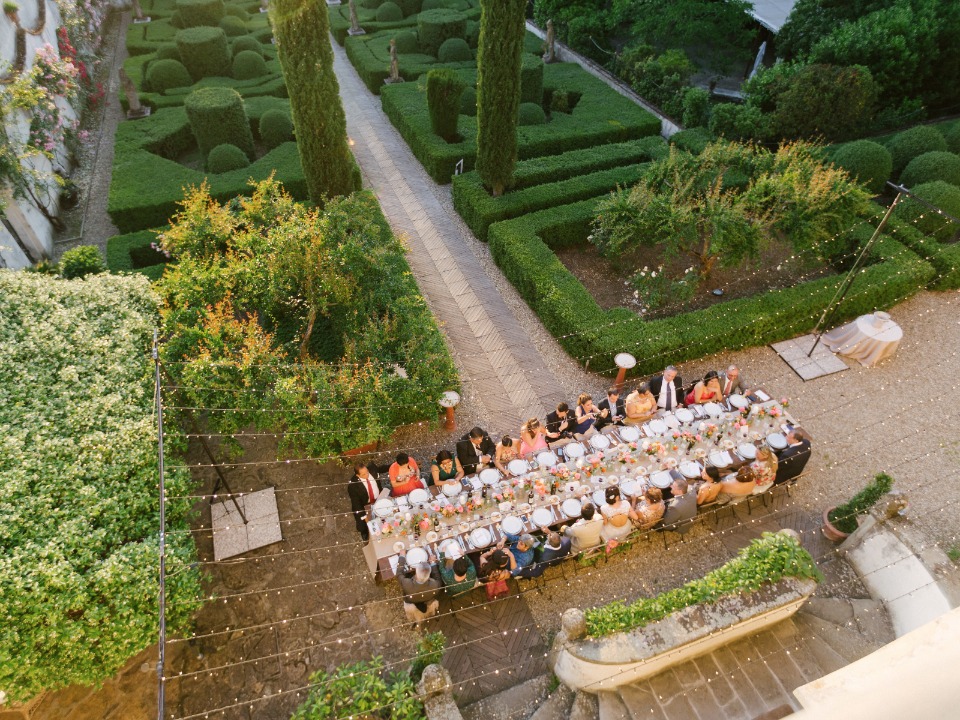 Garden villa reception