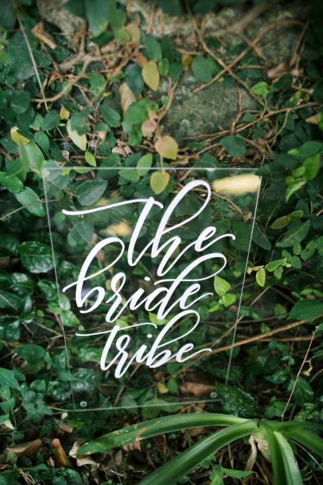 the bride tribe sign