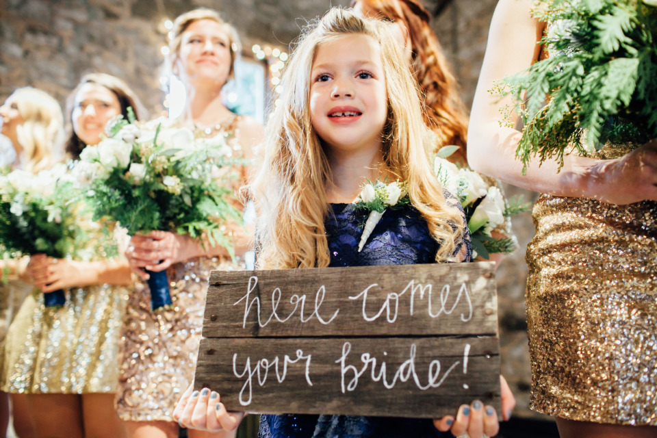 here comes your bride wedding sign