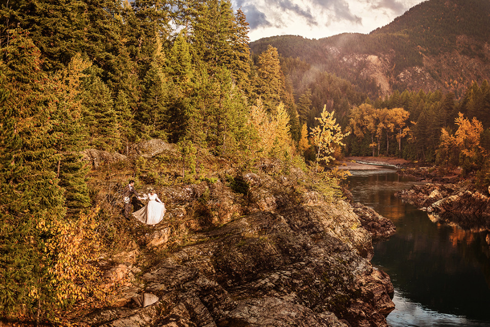 breathtaking national park wedding
