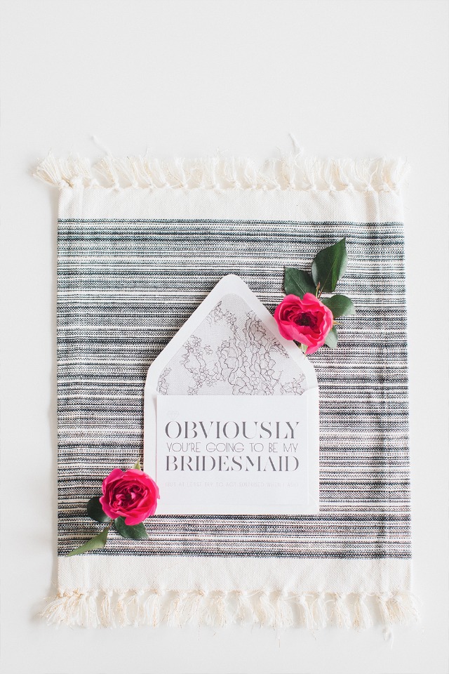Obviously you're going to be my bridesmaid free printable