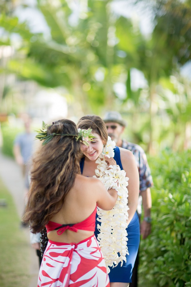 Hawaiian wedding ceremony