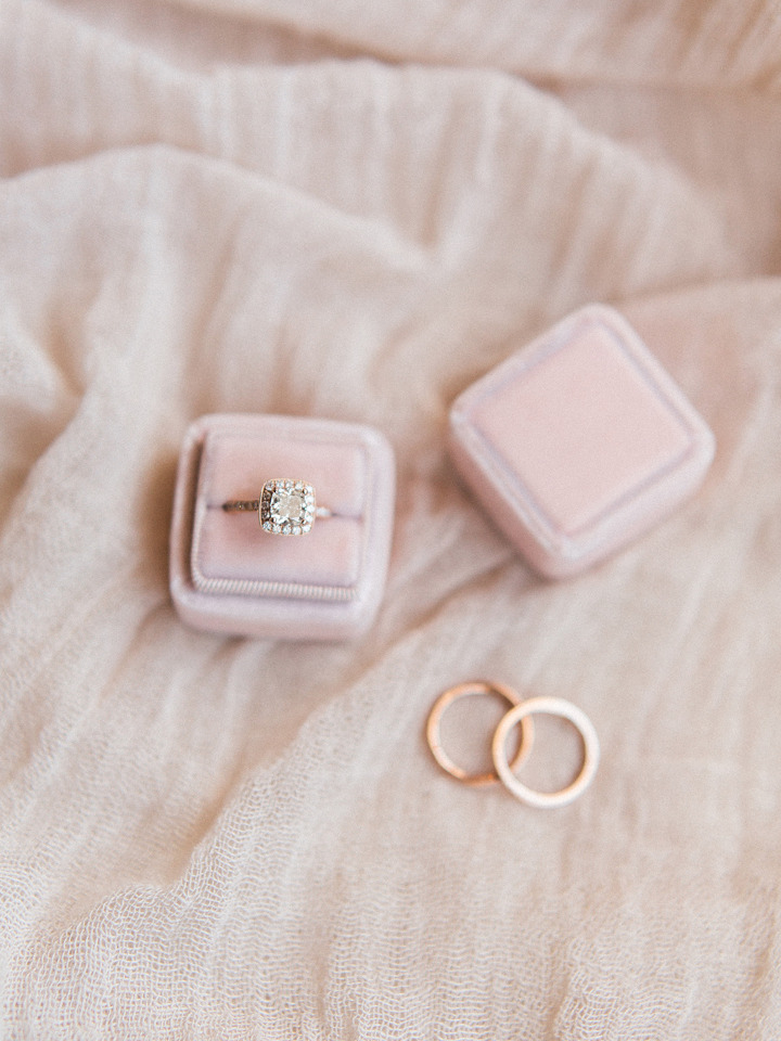 pretty pink engagement ring box