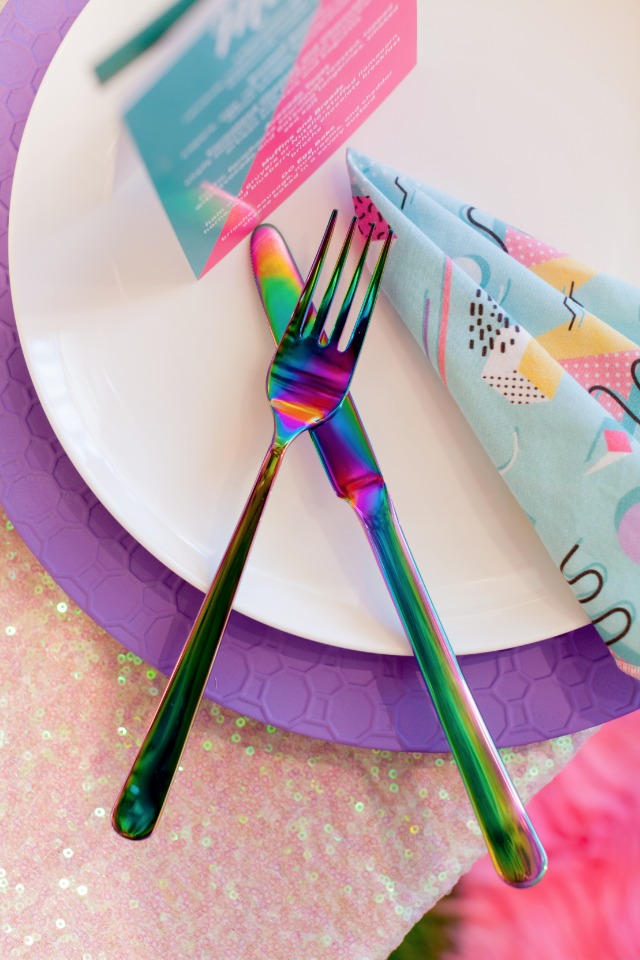Cute iridescent flatware