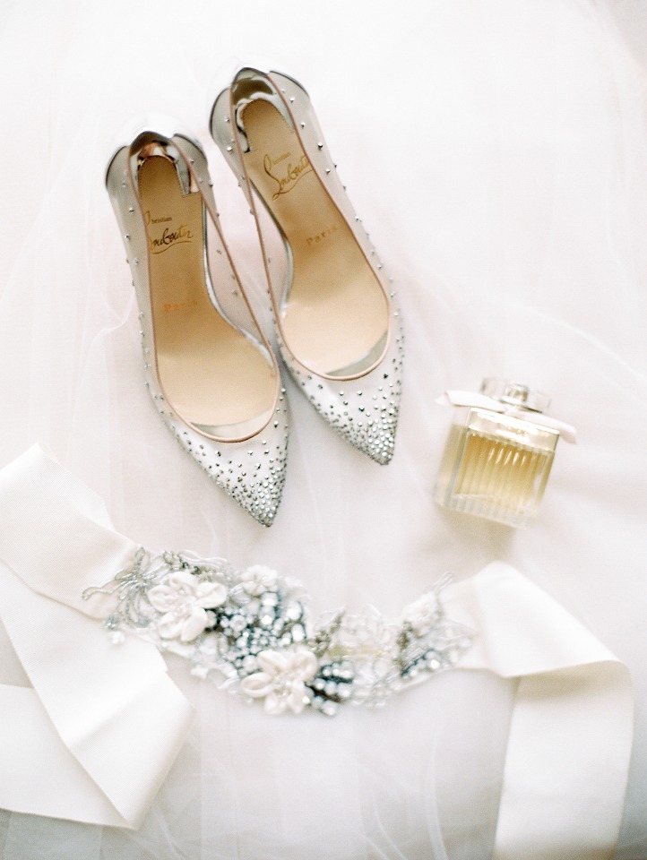 white wedding shoes