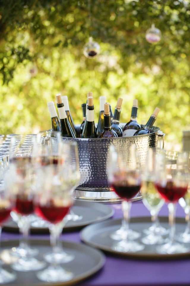 Outdoor winery wedding