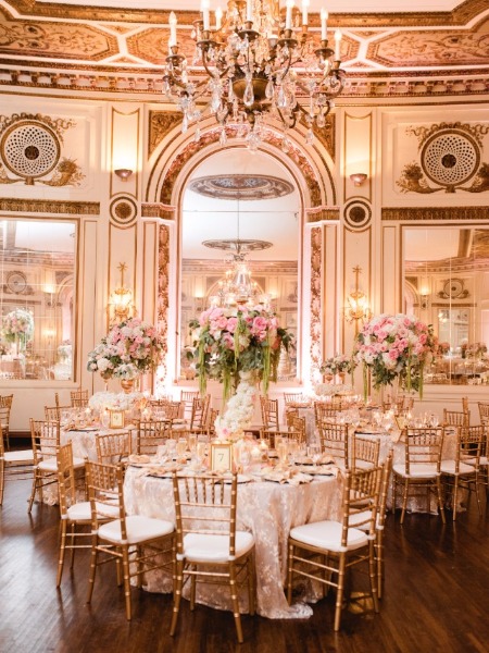 You Simply Cannot Get Anymore Glam Than This Gold Ballroom Wedding!
