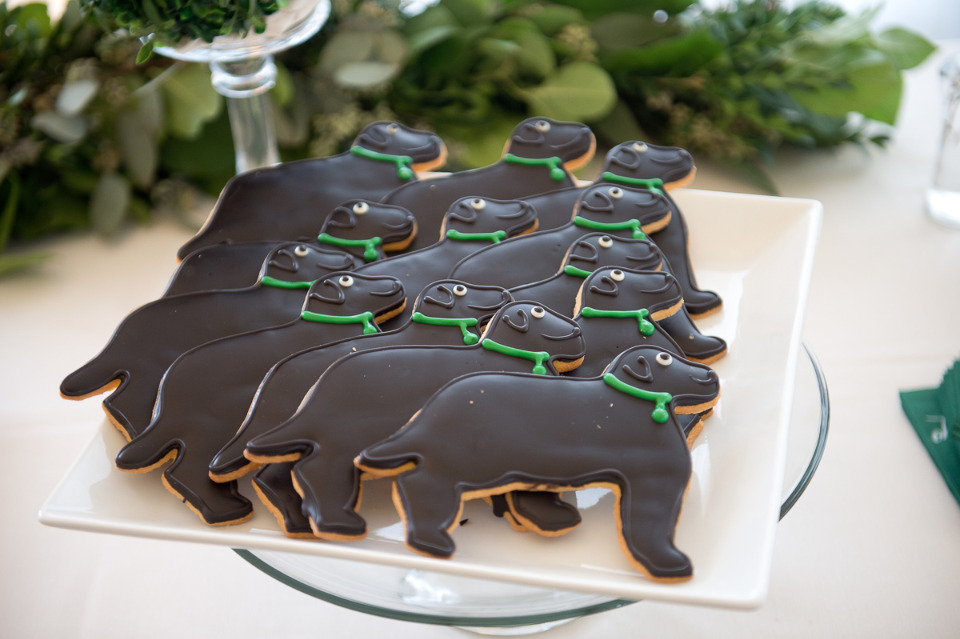 cute black dog cookies