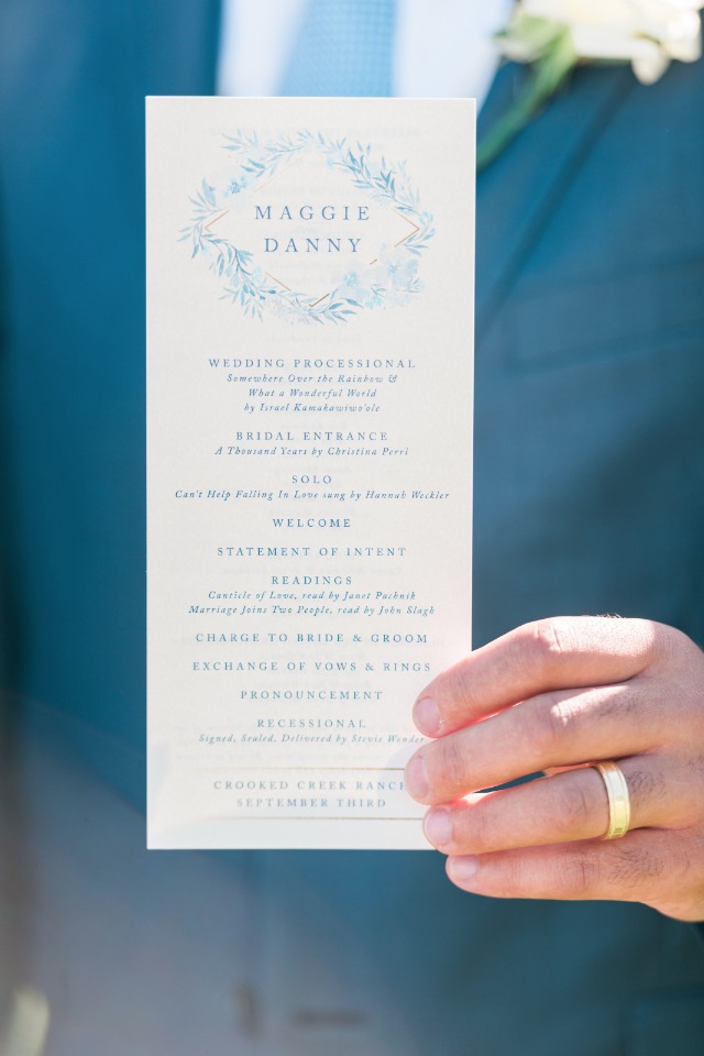 Why should you have a wedding program? We'll tell you.