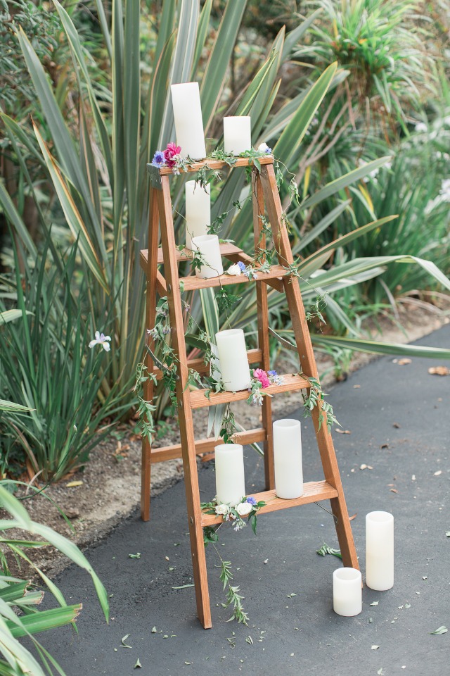 ladder wedding decor