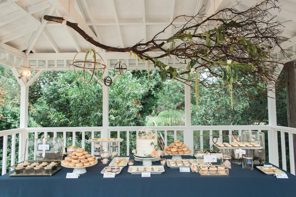 organic and chic dessert table