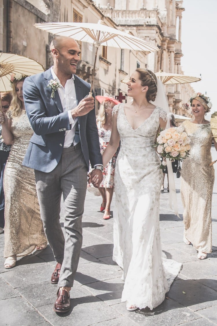 Classic and Romantic Destination Wedding in Sicily