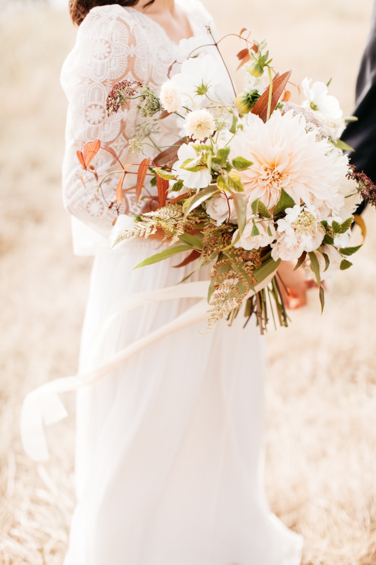 Dreamy Seaside Wedding with Garden Florals in Washington