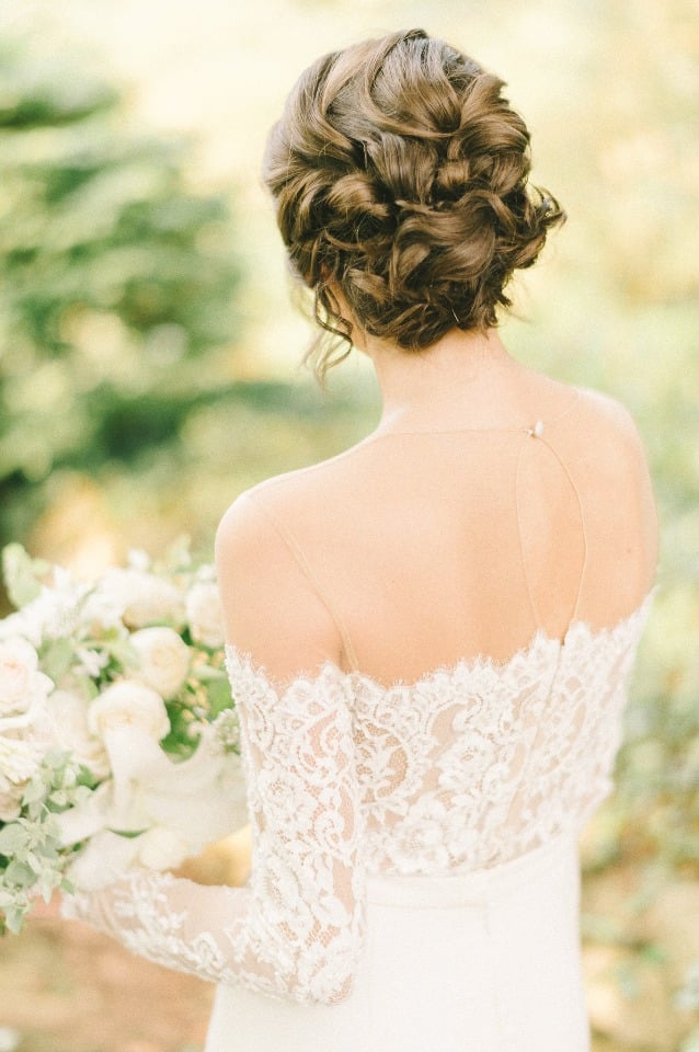 Gorgeous wedding hair