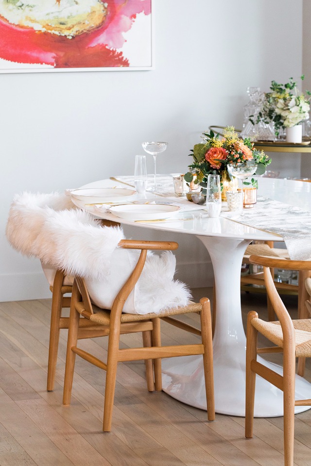 boho chic dinner party