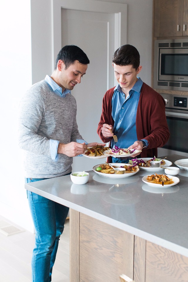 preparing meals with your partner is a healthy life long acitivity