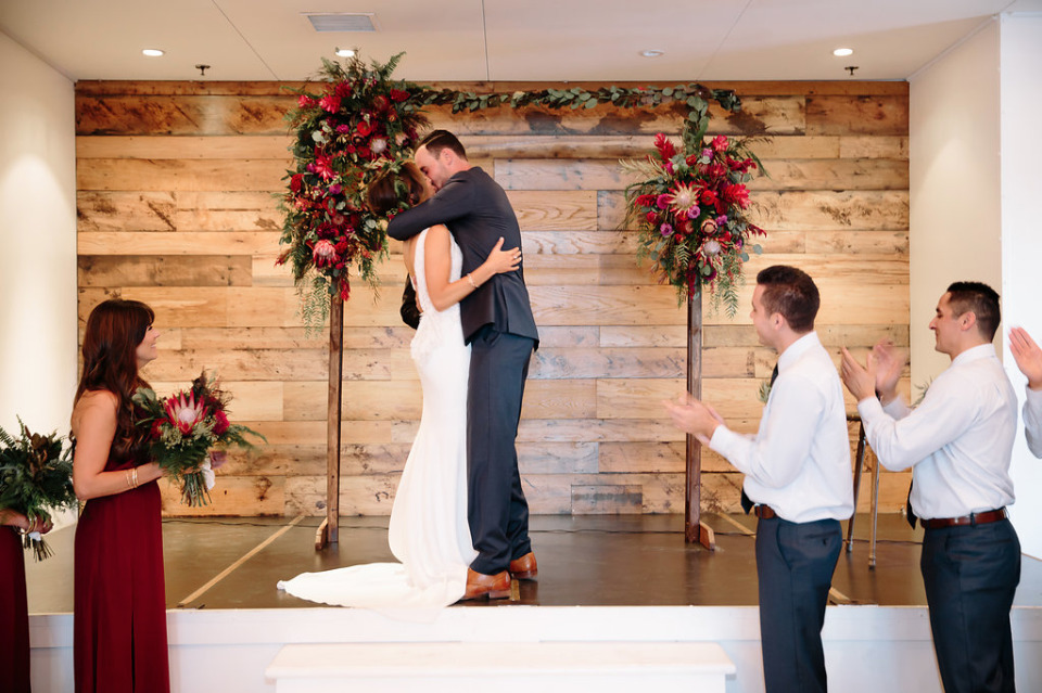 beautiful floral wedding backdrop