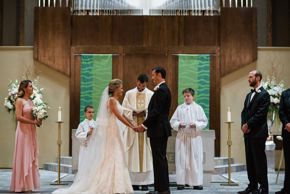 wedding ceremony in family chapel