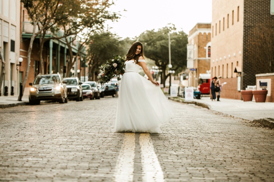 elegant wedding dress from Thia