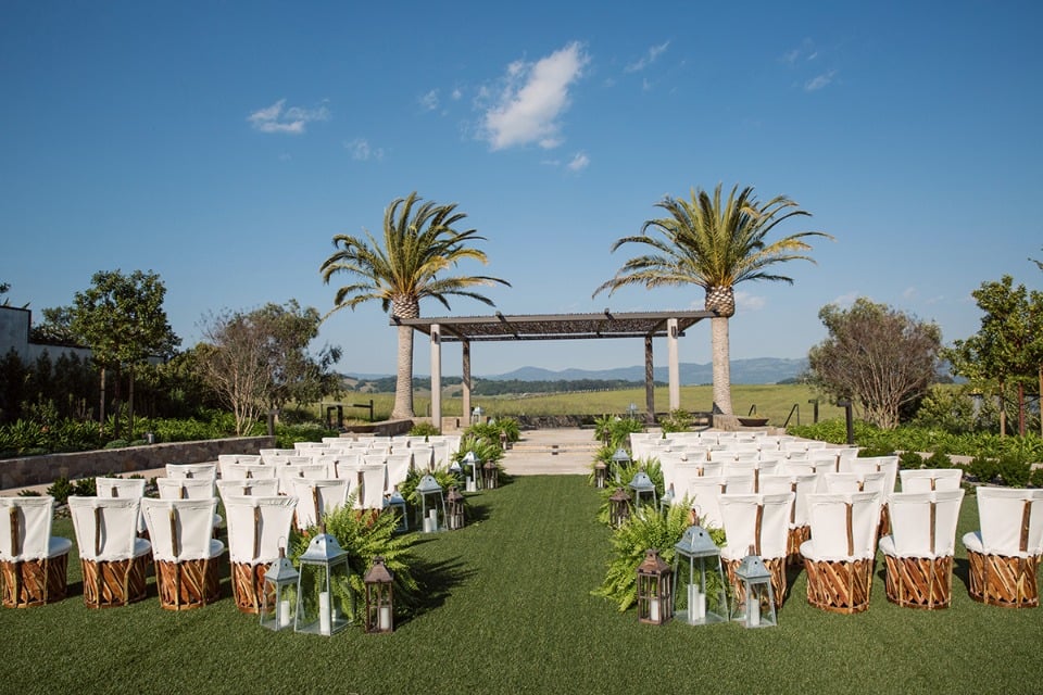 Carneros Resort and Spa The Arbor Wedding Venue