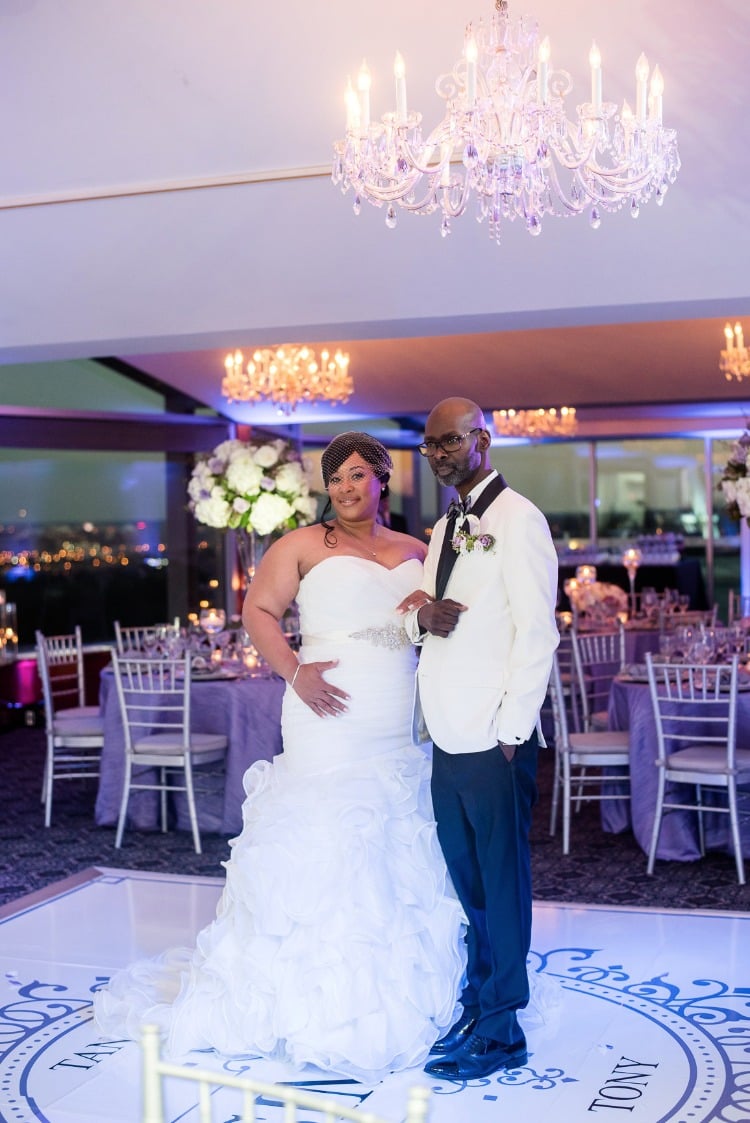 A Heartfelt Purple and Silver Wedding That Might Make You Cry