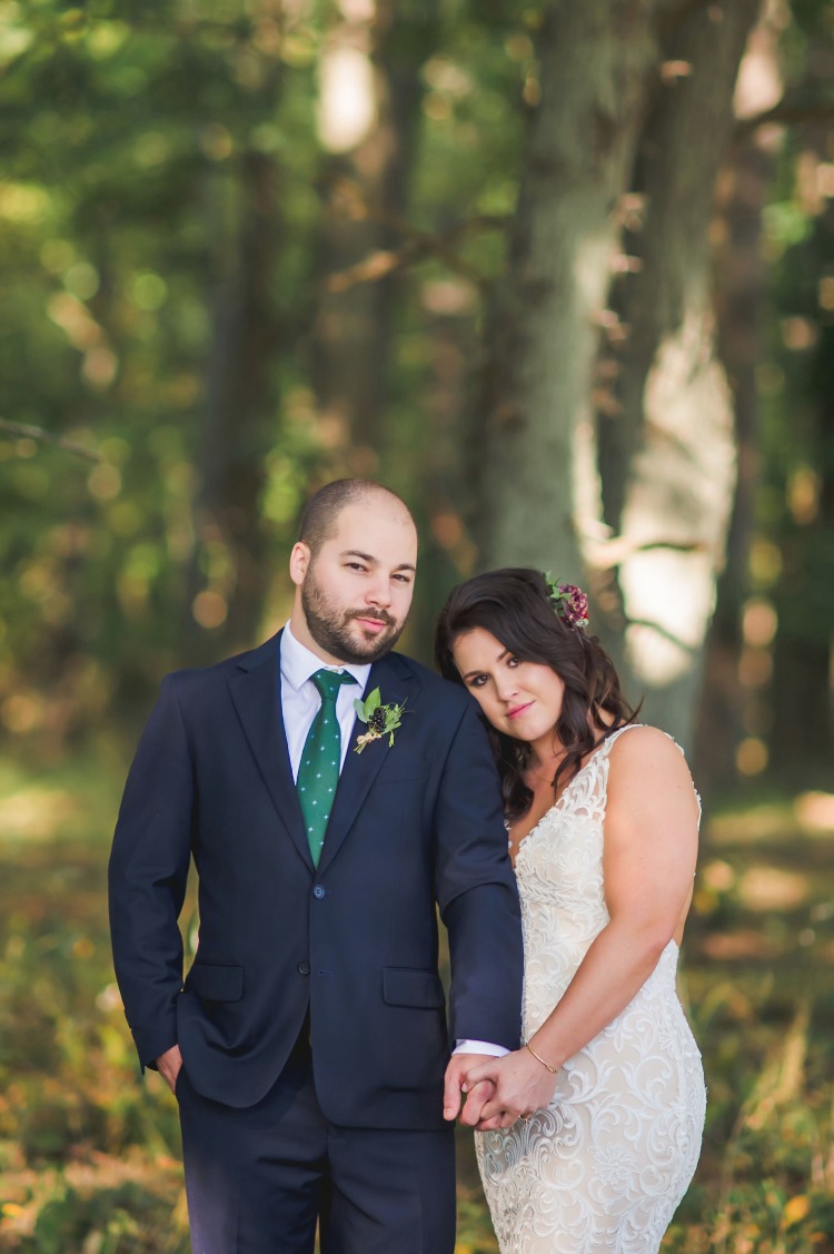 Boho Meets Glam at this Backyard Woodland Wedding