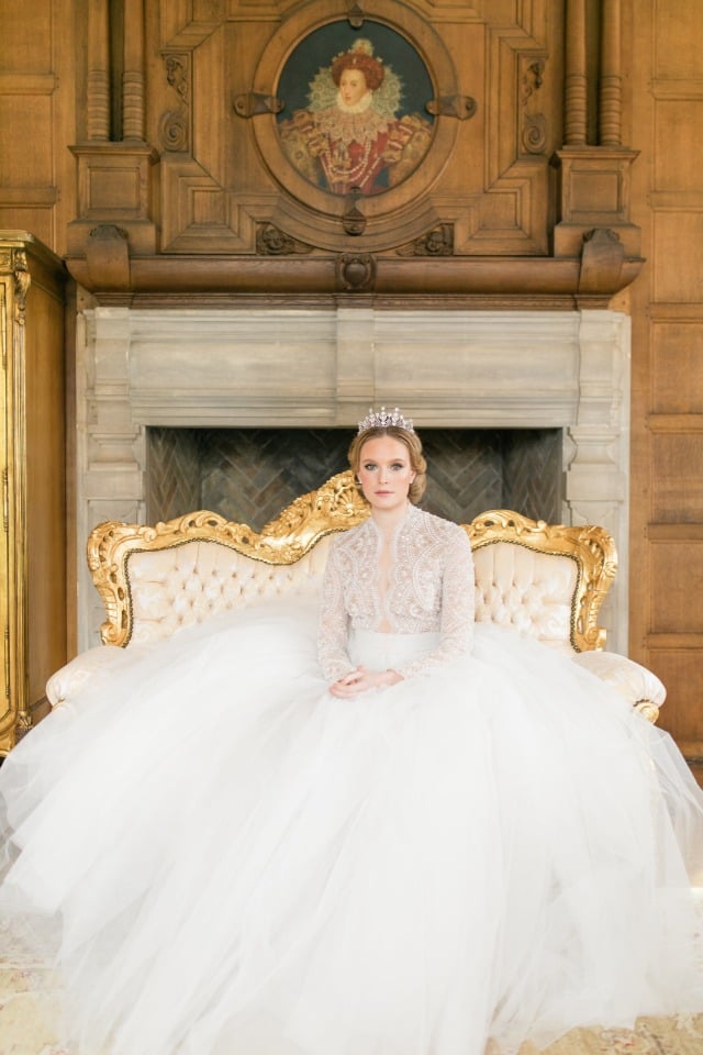 a Morgan Davies Bridal gown fit for Her Majesty