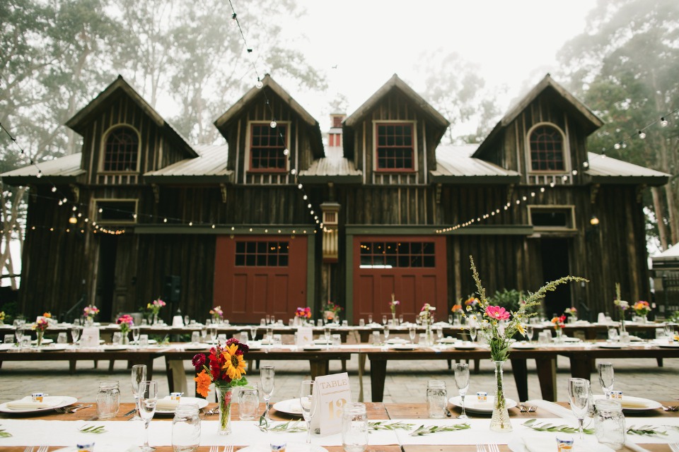 rustic California outdoor wedding