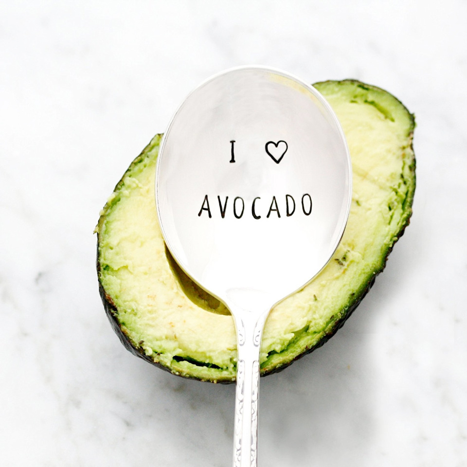 i love avocado spoon