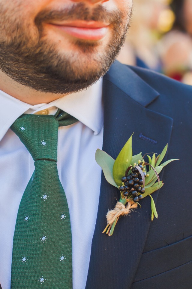 Berry boutonniere