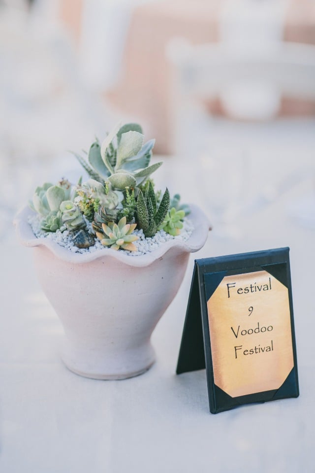 Music festival table numbers