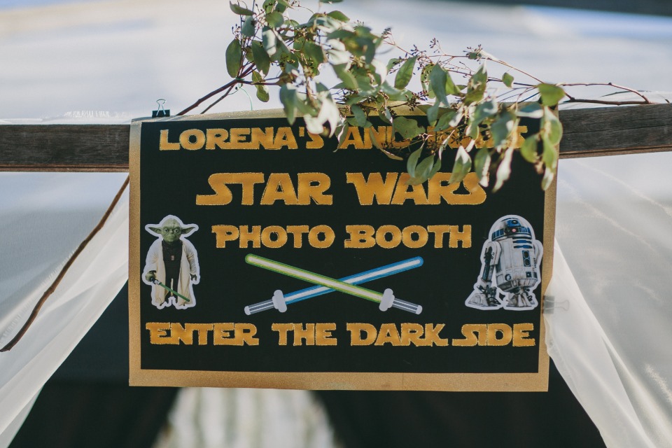 Star Wars photo booth