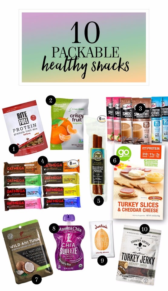 10 packable healthy snacks