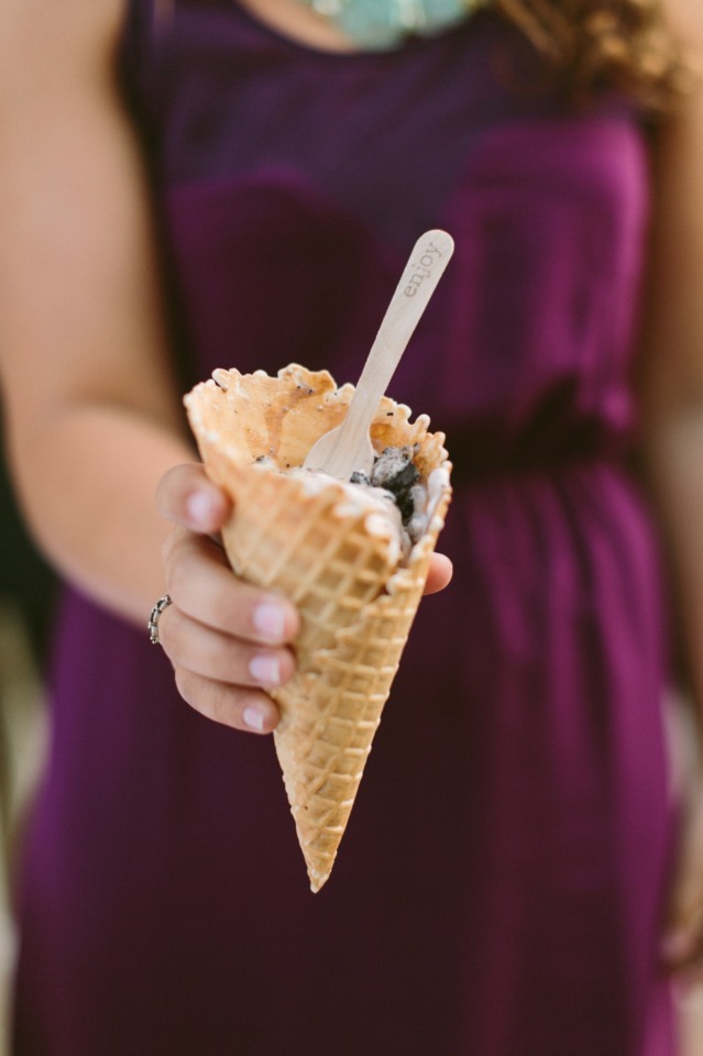 waffle cone ice cream