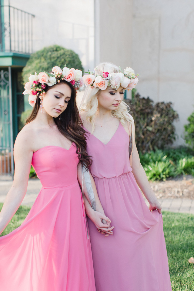 romantic and flowy bridesmaid dresses