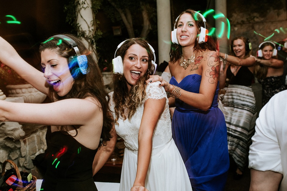 A silent disco to close out the evening