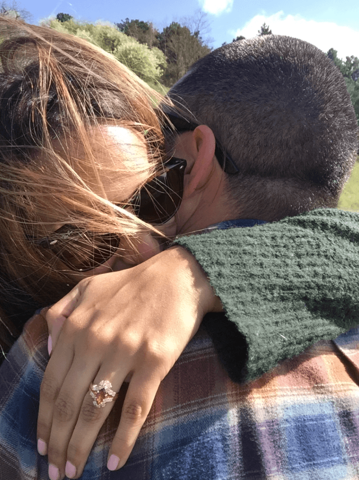 emotional proposal in Giverny France