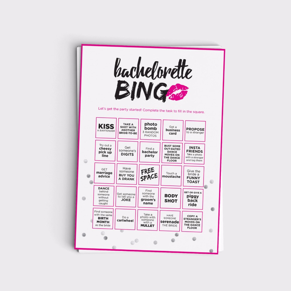 Bachelorette Bingo Game