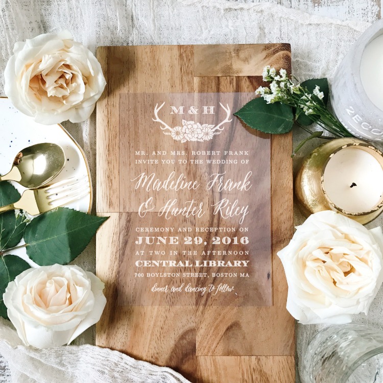 Clearly You are going to fall in love with these Basic Invites