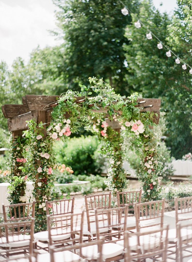 Chic Backyard Garden Wedding at their Family Home