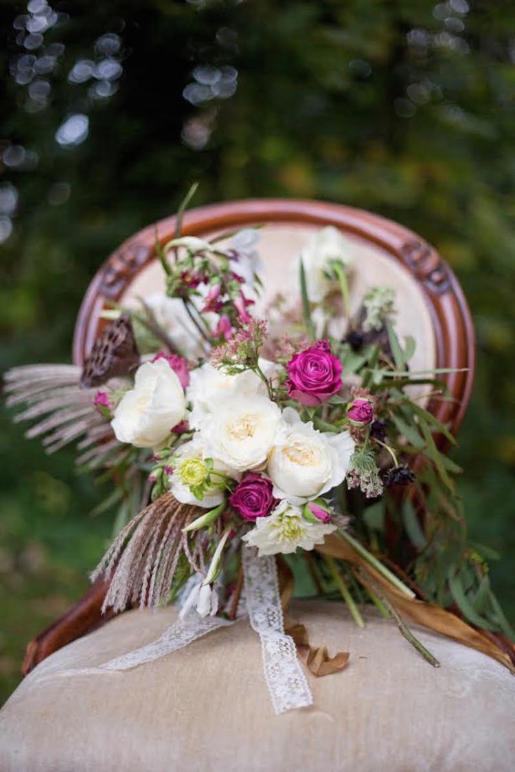 Chocolate and Fuchsia Boho Bouquet Recipe