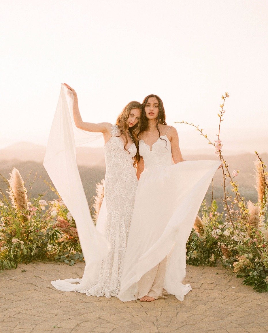 Zinfandel wedding gown by Claire Pettibone