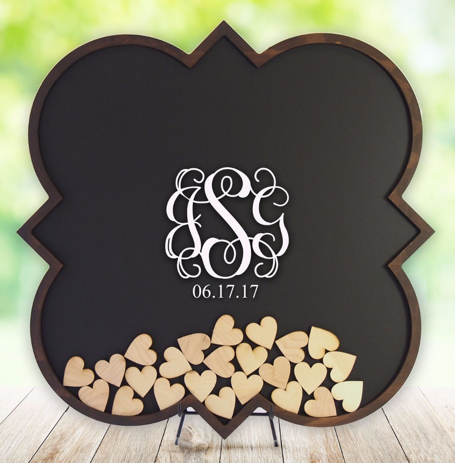 unique wedding guest books from Coosa Designs
