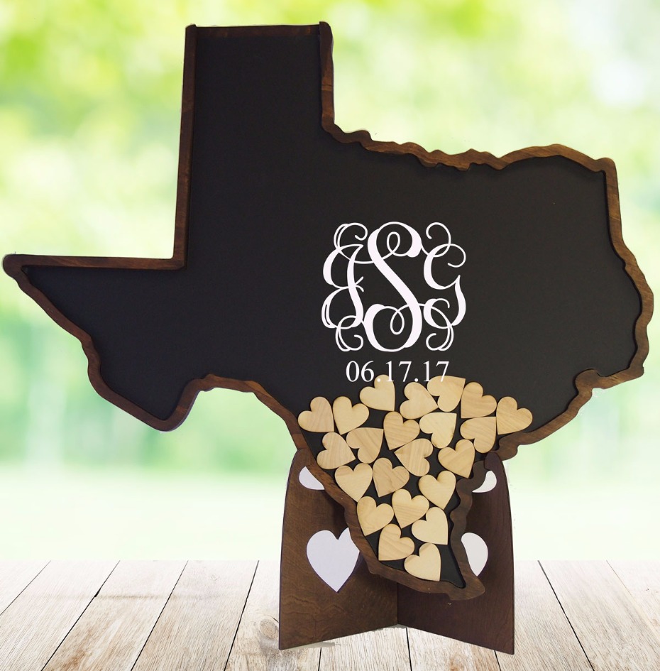 Show your state pride with your Coosa Designs guest book