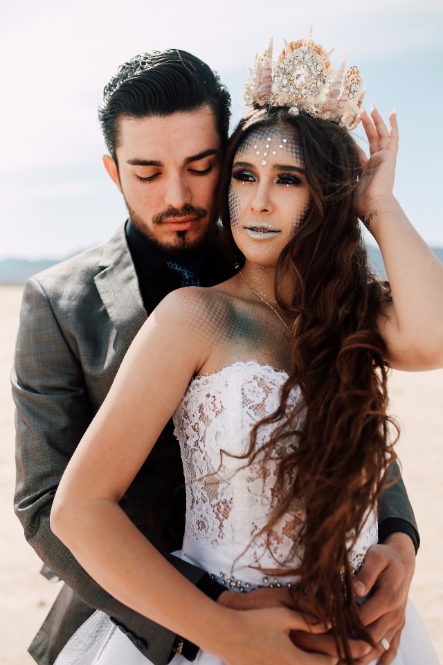 Mermaid bride and her prince