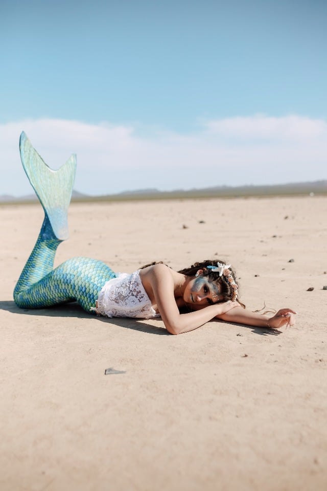 a mermaid out of water