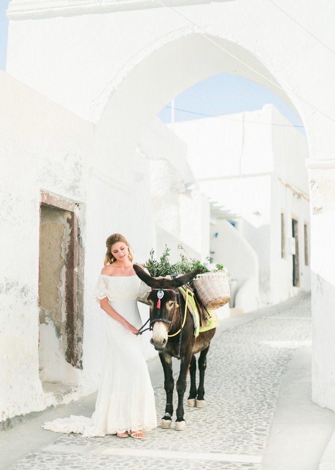 wedding burro in Greece