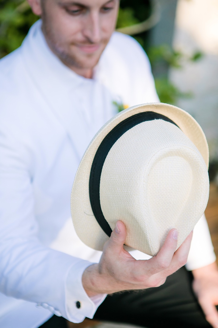fedora for your groom