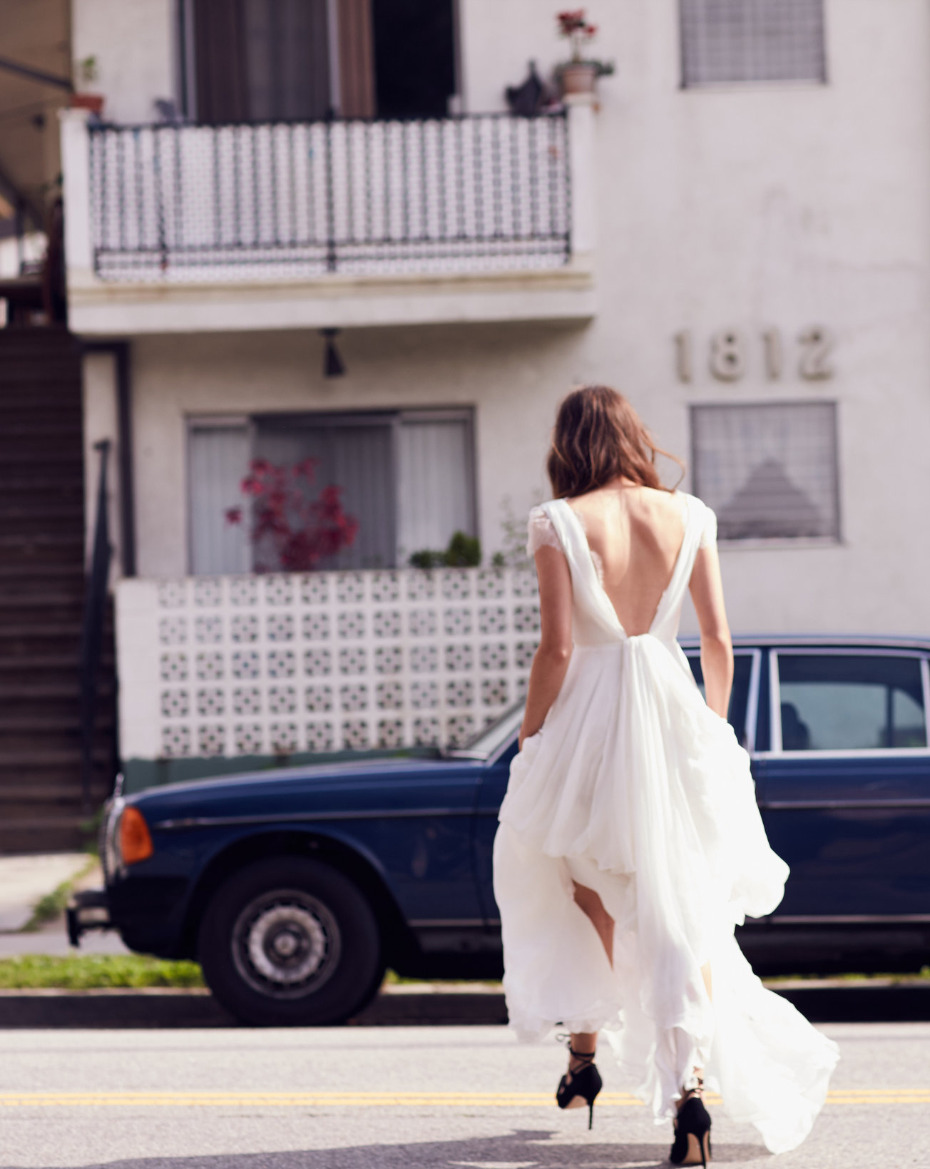 Modern and hip wedding dress from Floravere