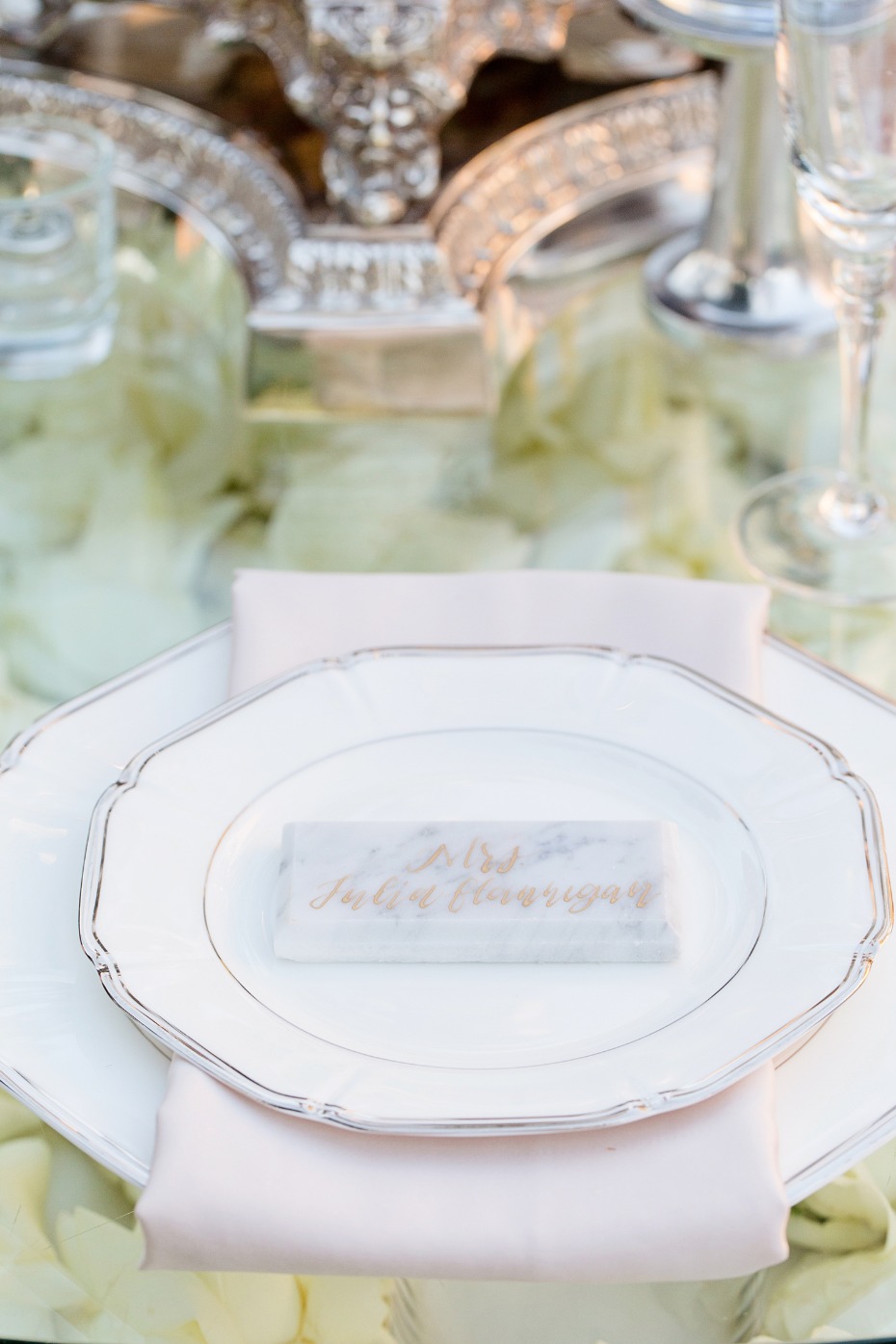 marble place cards